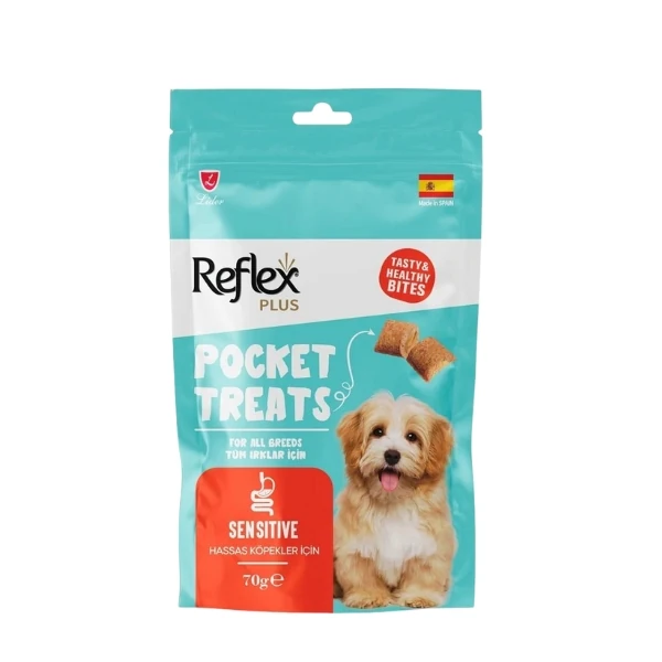 [RFT-081] Reflex Plus Pocket Treats Hassas Köpekler için Köpek Ödül Maması (1 Adet)