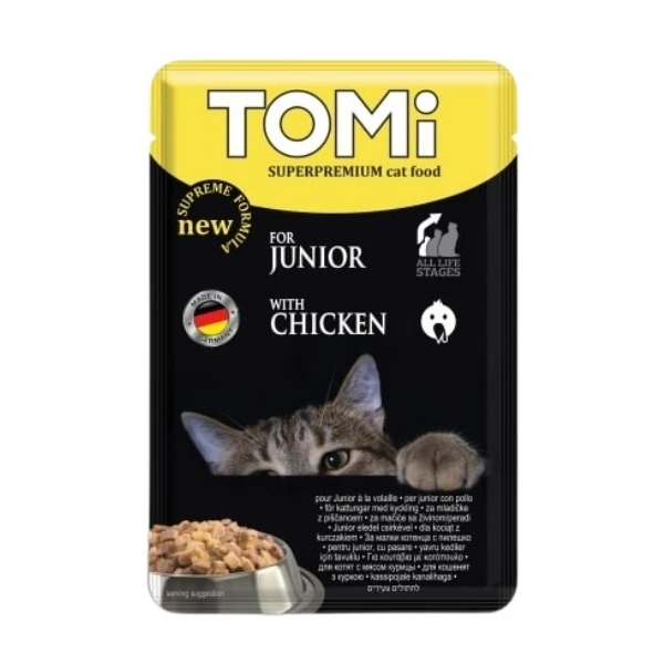 [650-1004967A] Tomi Kümes Hayvanlı Pouch Yavru Konserve Kedi Maması