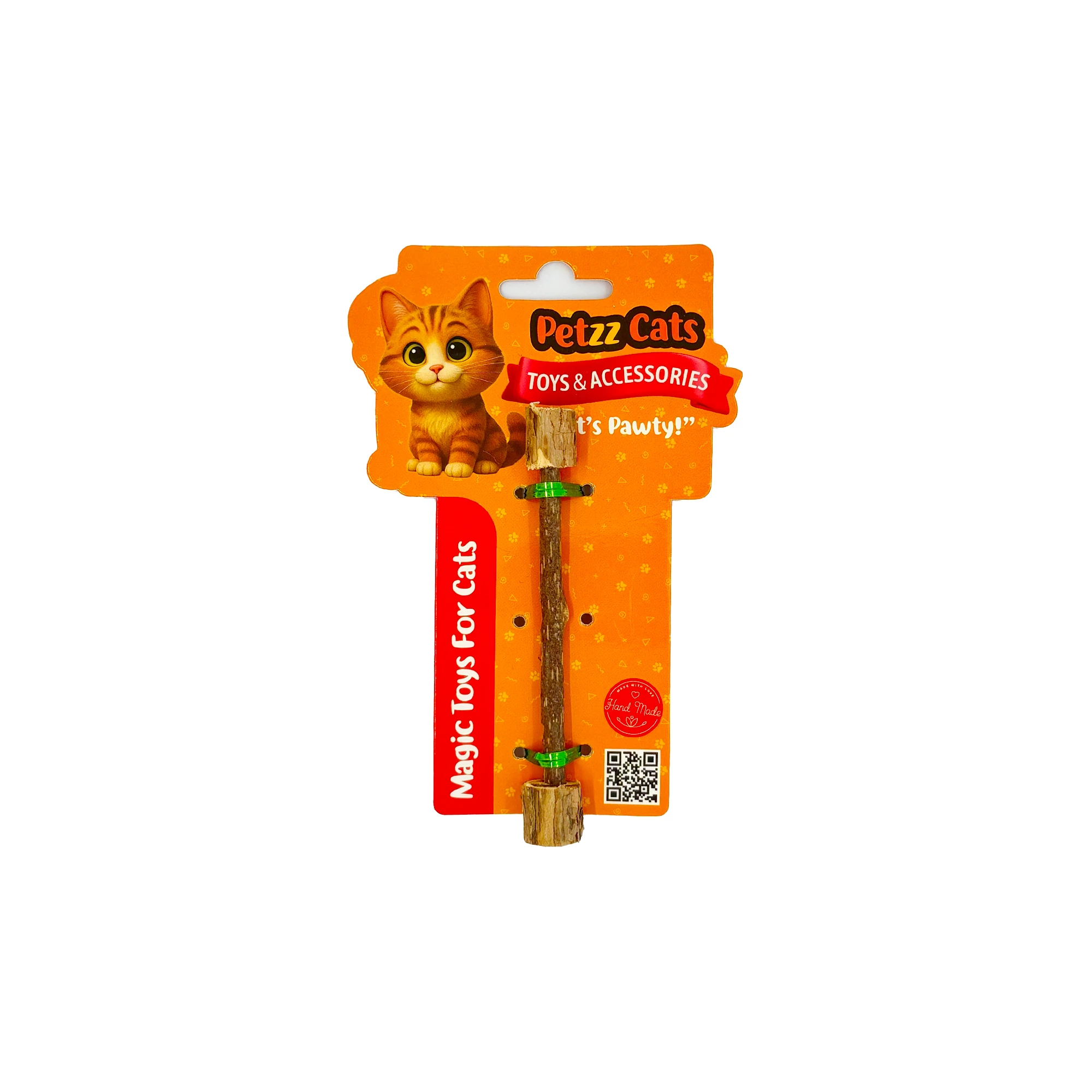 [PTZ-C-055] PetzzCats Halter Matatbi Çubuğu Doğal Kedi Çiğneme Oyuncağı 1x11 Cm