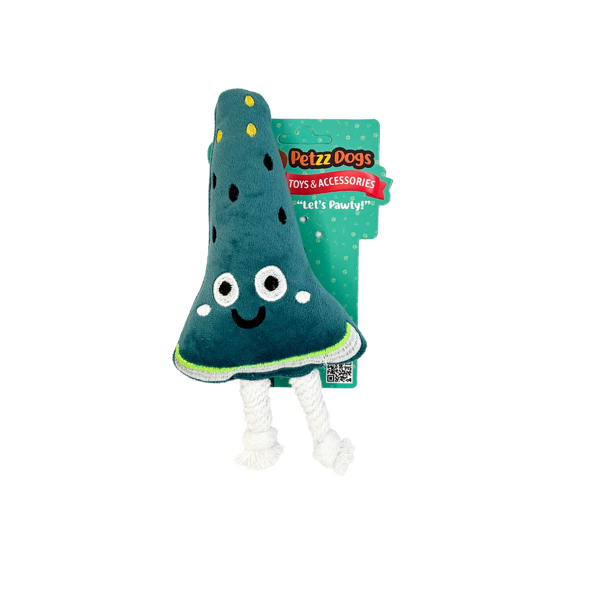 [PTZ-D-022-M] PetzzDogs Melon Sesli Dayanıklı Peluş Köpek Çiğneme Oyuncağı 22x9 Cm (Mavi)
