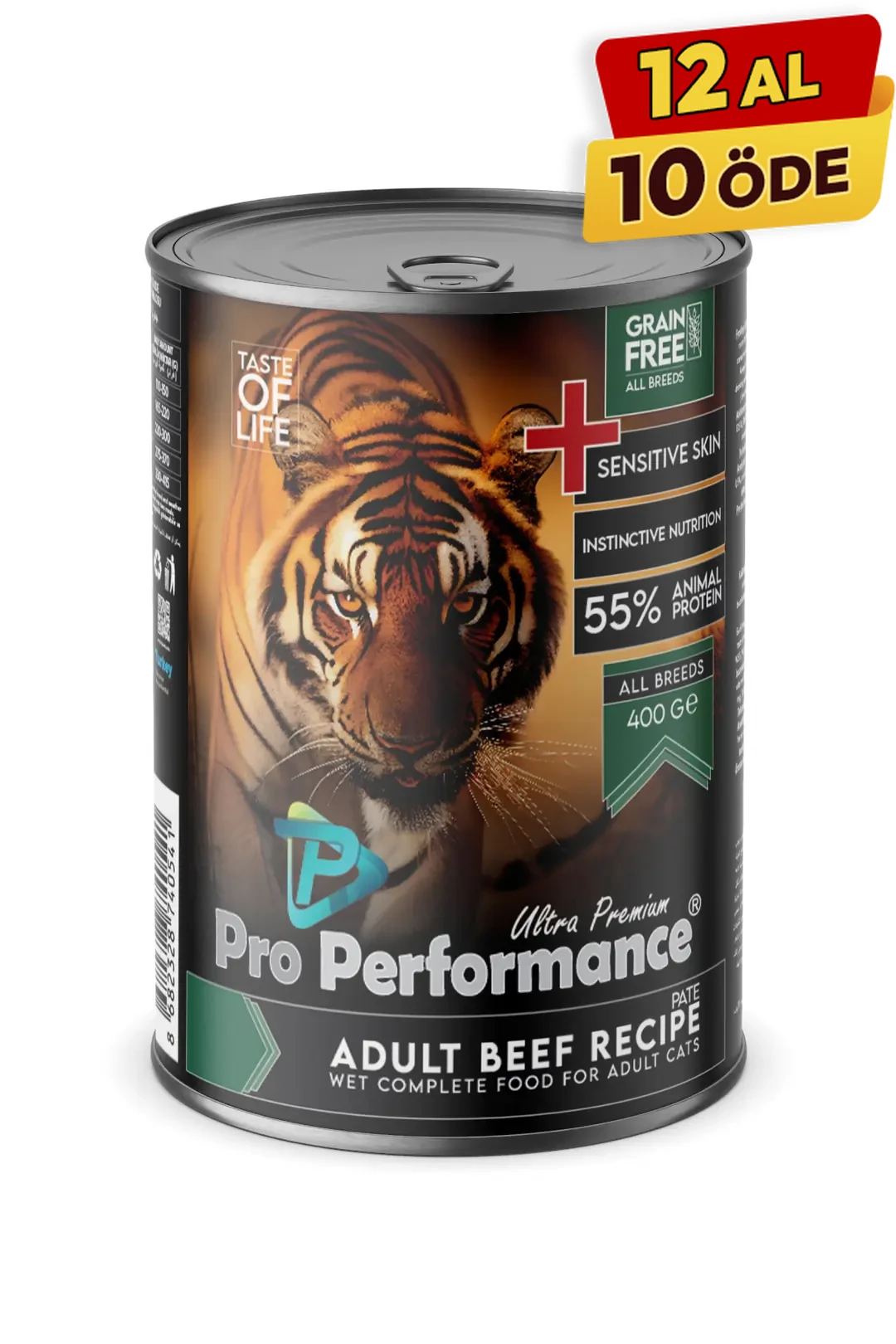 [PET.PPC2068] Pro Performance Ultra Premium Biftekli Yetişkin Konserve Kedi Maması (1 Adet)