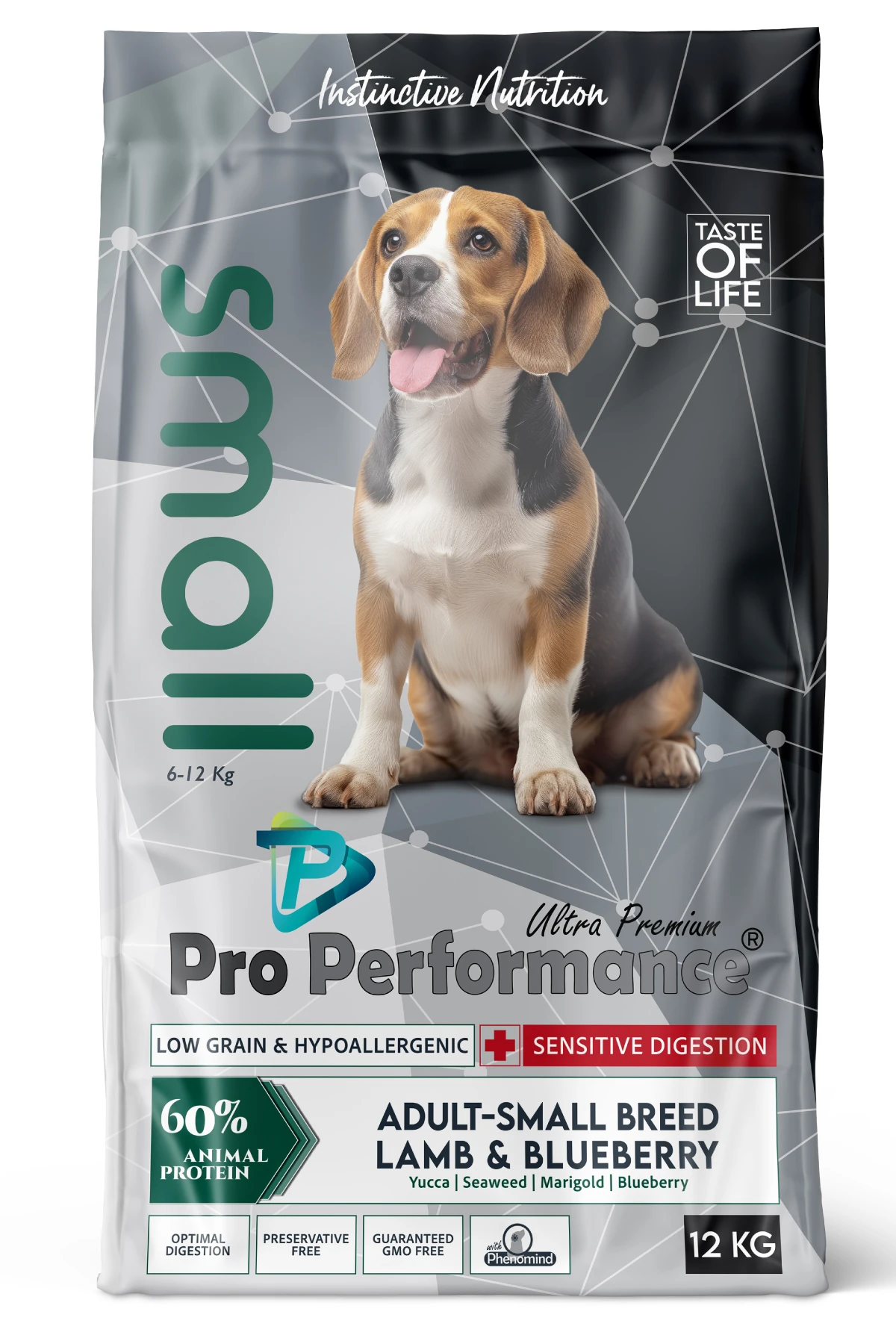[PET.PPD6002] Pro Performance Small Kuzu Etli ve Yaban Mersinli Küçük Irk Yetişkin Köpek Maması