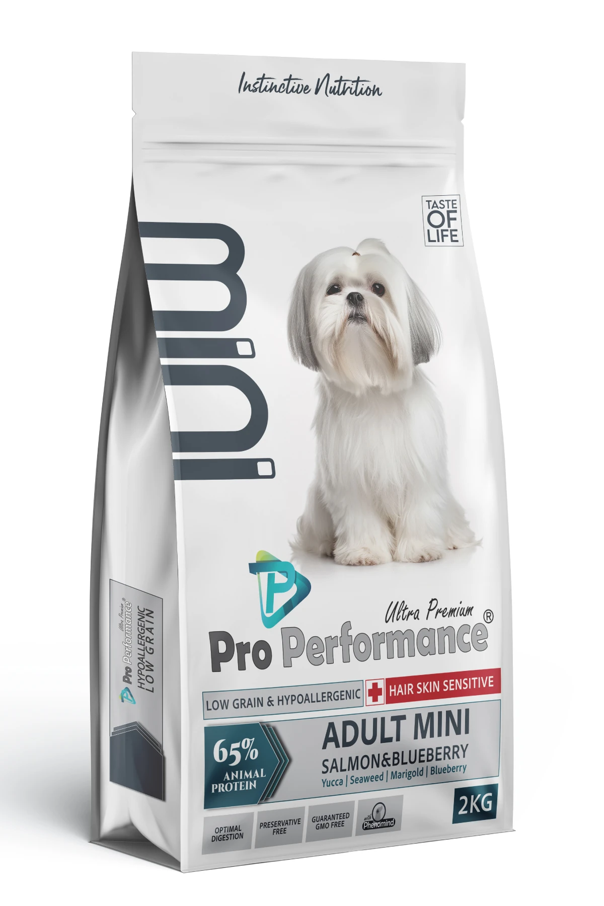 [PET.PPM1001] Pro Performance Somonlu ve Yaban Mersinli Küçük Irk Yetişkin Köpek Maması (2 Kg)