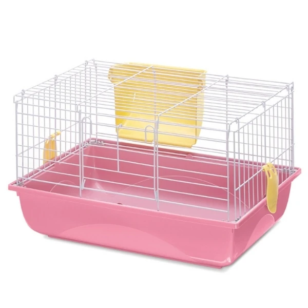 [8021799418205] İmac Easy 60 Gine Pig ve Kemirgen Kafesi (Pembe)