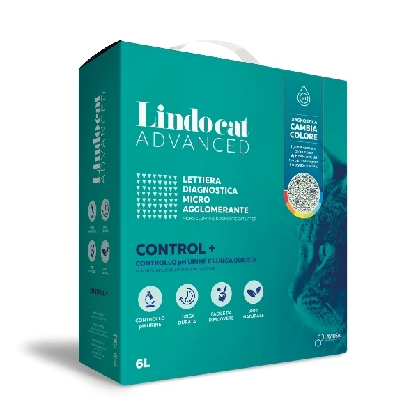 [246-803684] Lindocat Advanced Control PH Kontrol Hastalık Teşhis Eden Topaklanan Kedi Kumu (1 Adet)