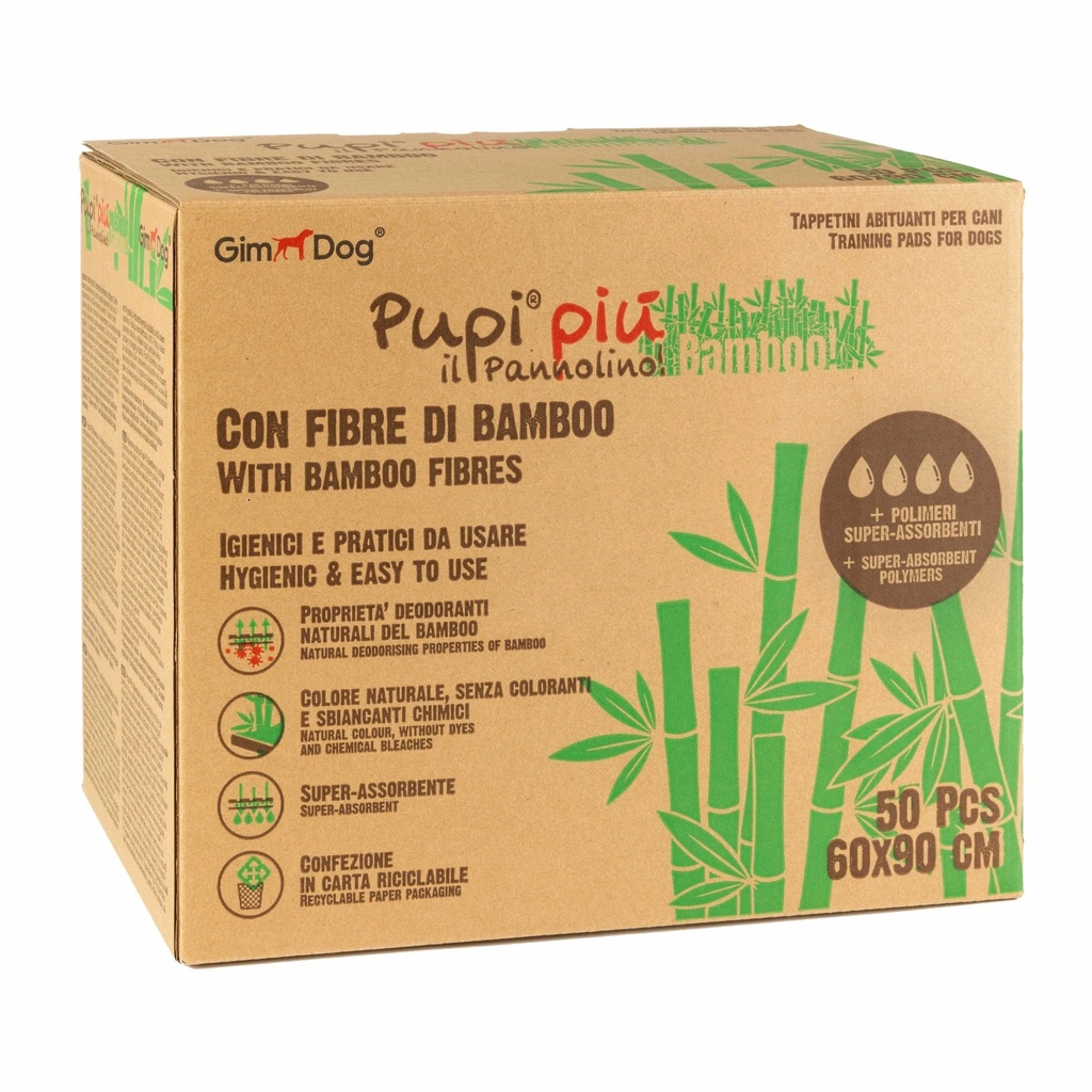 [8009632072296] Gimdog Pupi Piu Bamboo Köpek Tuvalet Eğitim Pedi