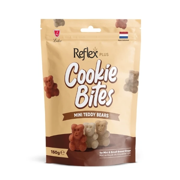 [AL-125] Reflex Plus Mini Teddy Bears Küçük Irk Yetişkin Köpek Ödül Maması (1 Adet)