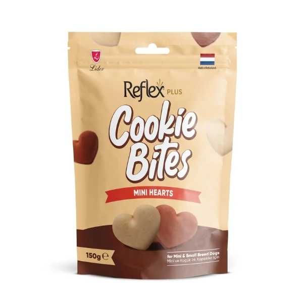[AL-124] Reflex Plus Mini Hearts Küçük Irk Yetişkin Köpek Ödül Maması (1 Adet)