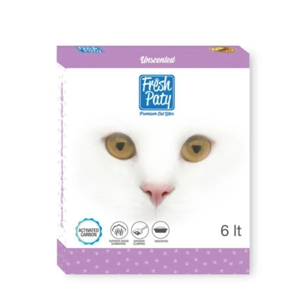 [10000001] Fresh Paty Aktif Karbonlu Kokusuz Kedi Kumu (1 Adet)