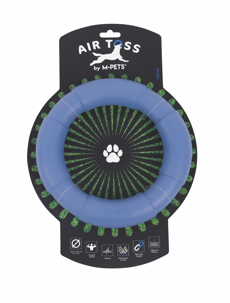 M-Pets Air Toss Circle Dayanıklı Suda Yüzen Köpek Oyuncağı