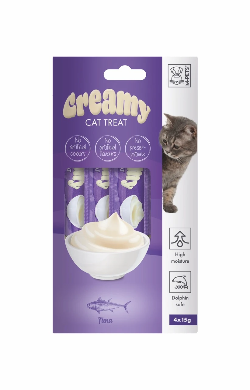 [19038599] M-Pets Creamy Ton Balıklı Sıvı Kedi Ödül Maması (1 Adet)