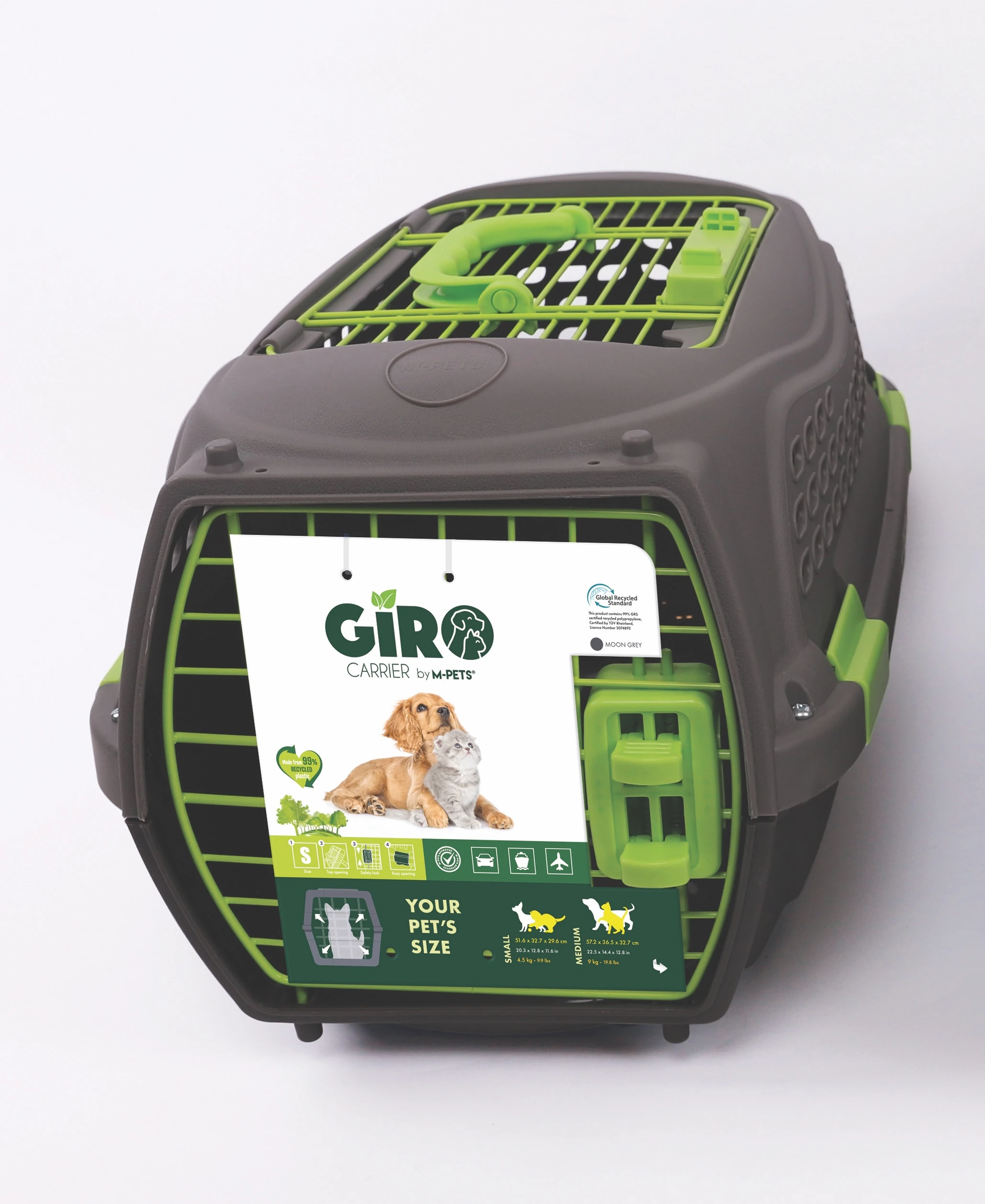 M-Pets Eco Giro Carrier Kedi ve Küçük Irk Köpek Taşıma Çantası