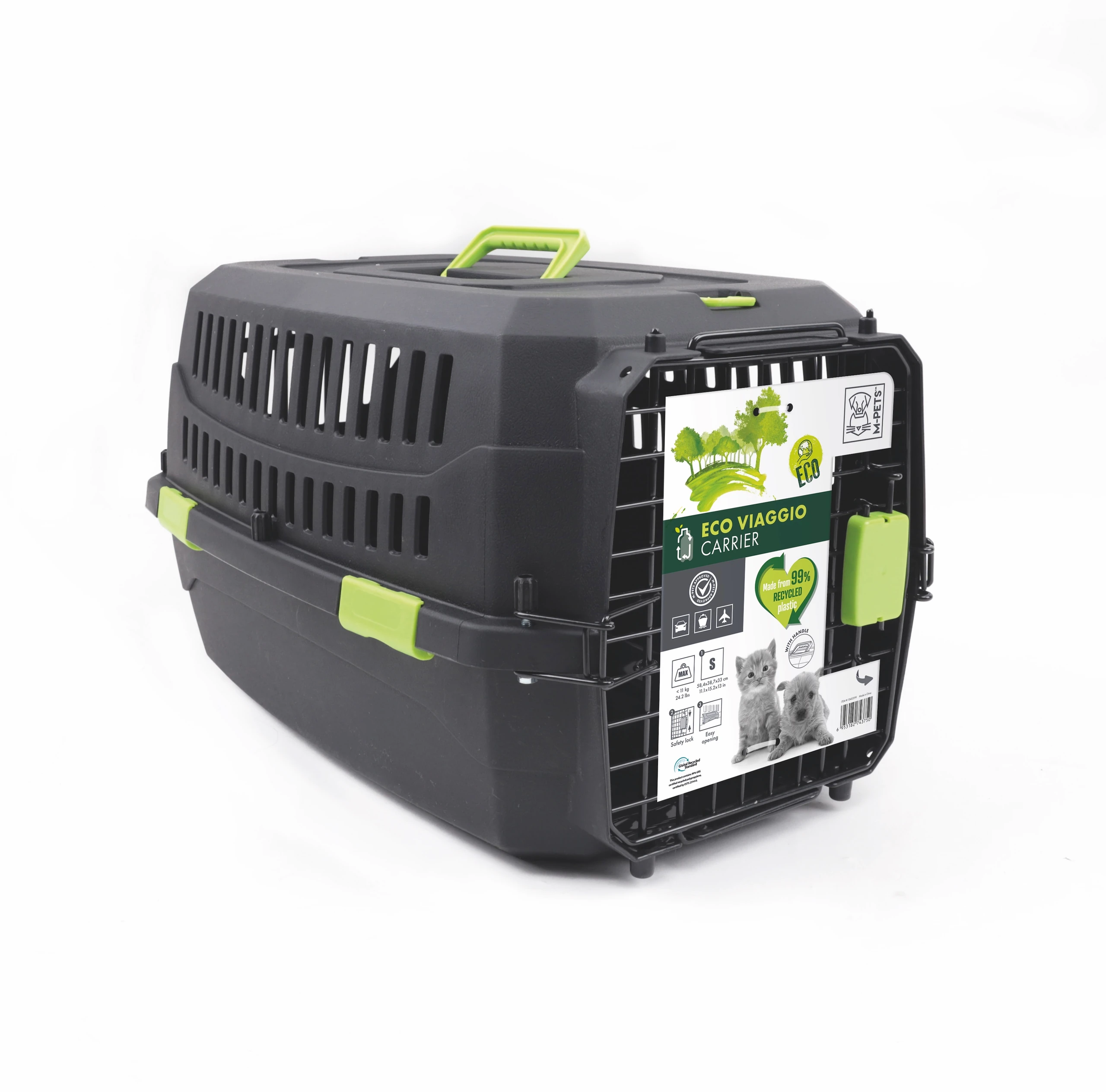 M-Pets Eco Viaggio Carrier Lata Kedi ve Küçük Irk Köpek Taşıma Çantası