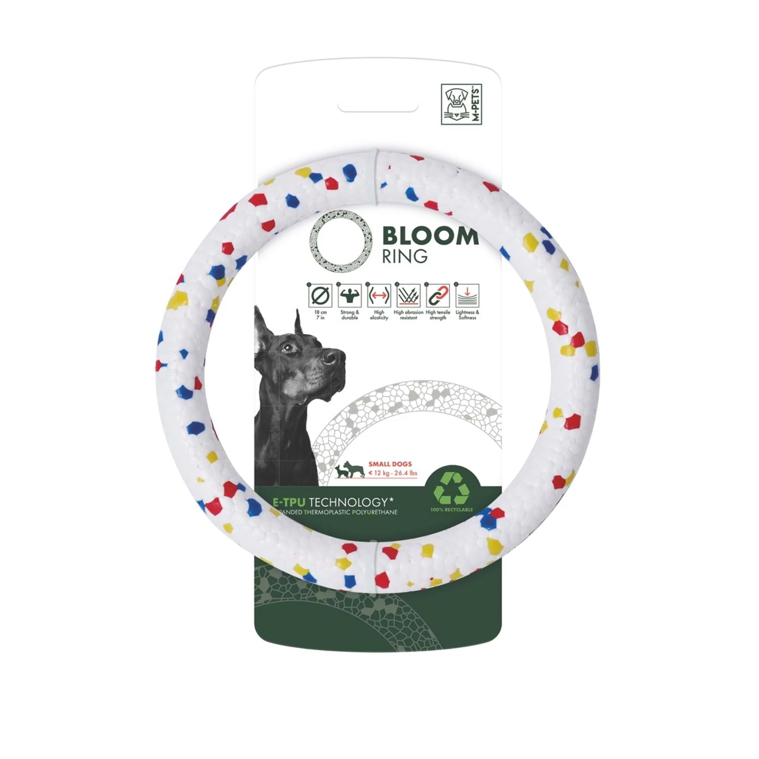 [10646699] M-Pets Bloom Ring Parçalanmaz Halka Köpek Oyuncağı