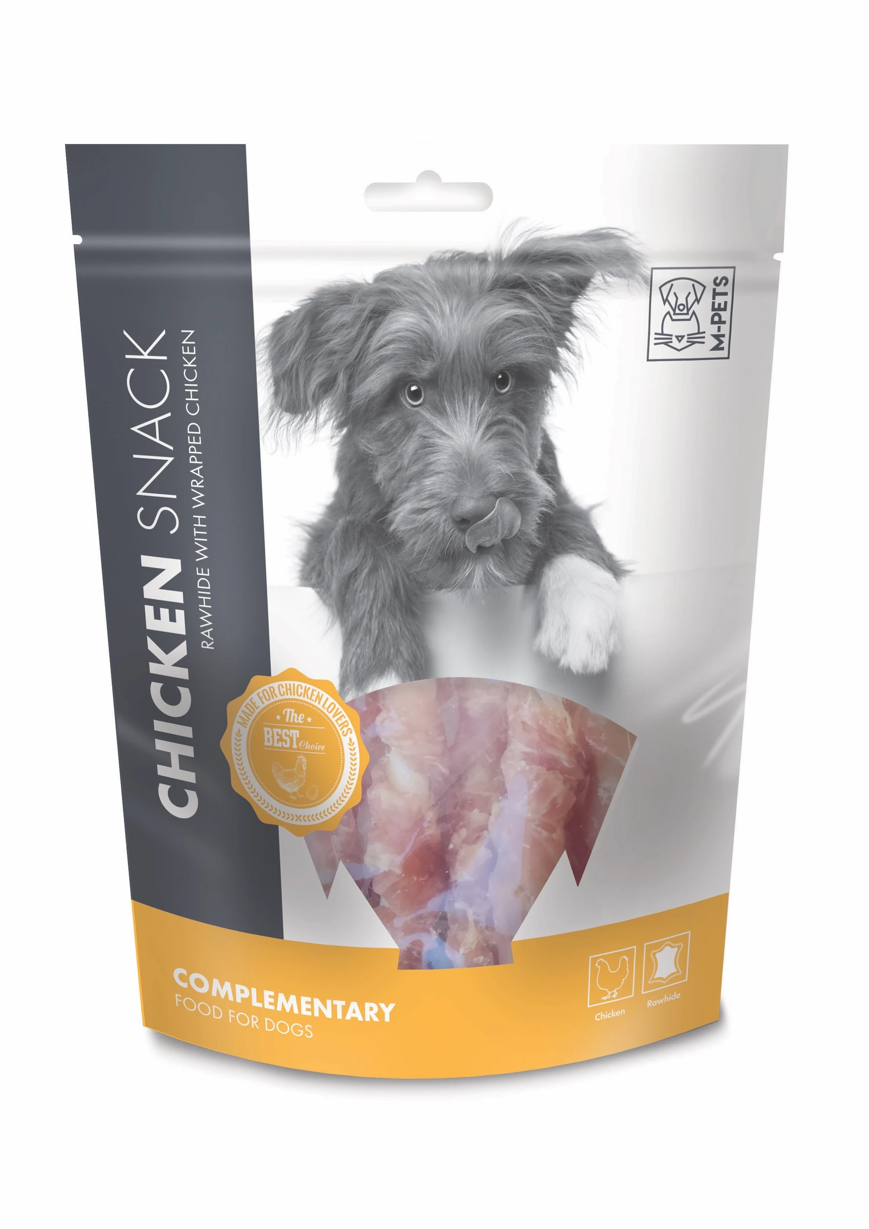 [19011415] M-Pets Tavuklu ve Sığır Derisi Sargılı Köpek Ödül Maması (1 Adet)