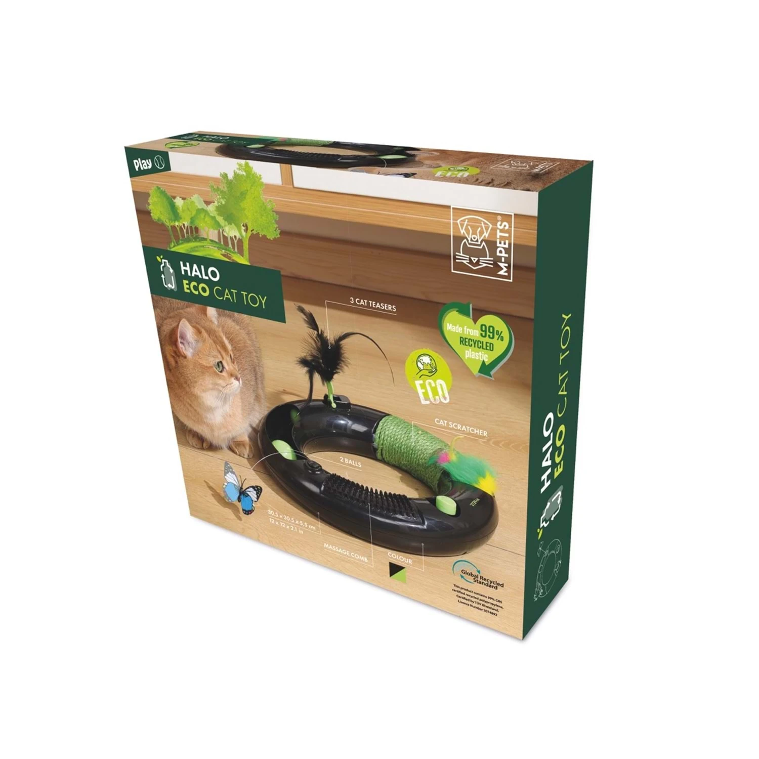 [20639599] M-Pets Halo Eco Hareketli Kedi Oyuncağı