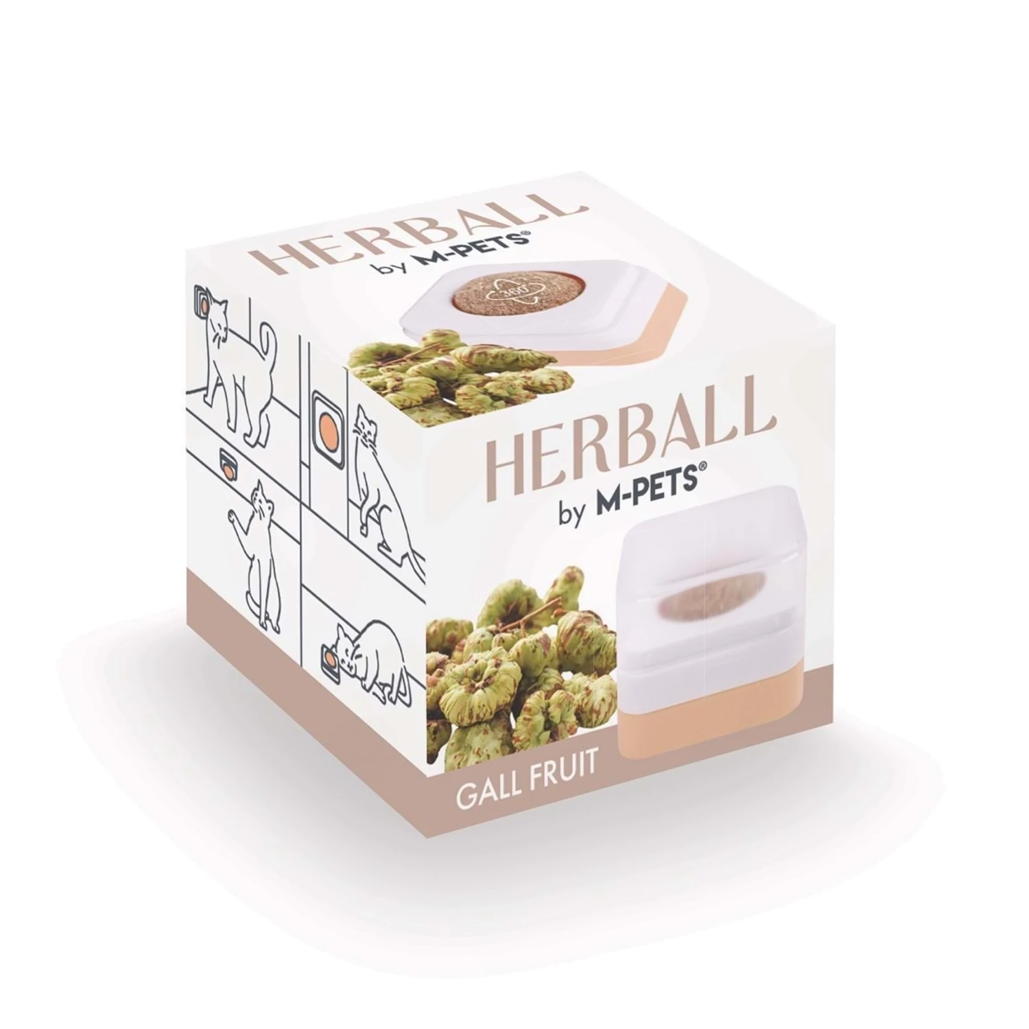 M-Pets Meyveli Catnip Topu Kedi Oyuncağı