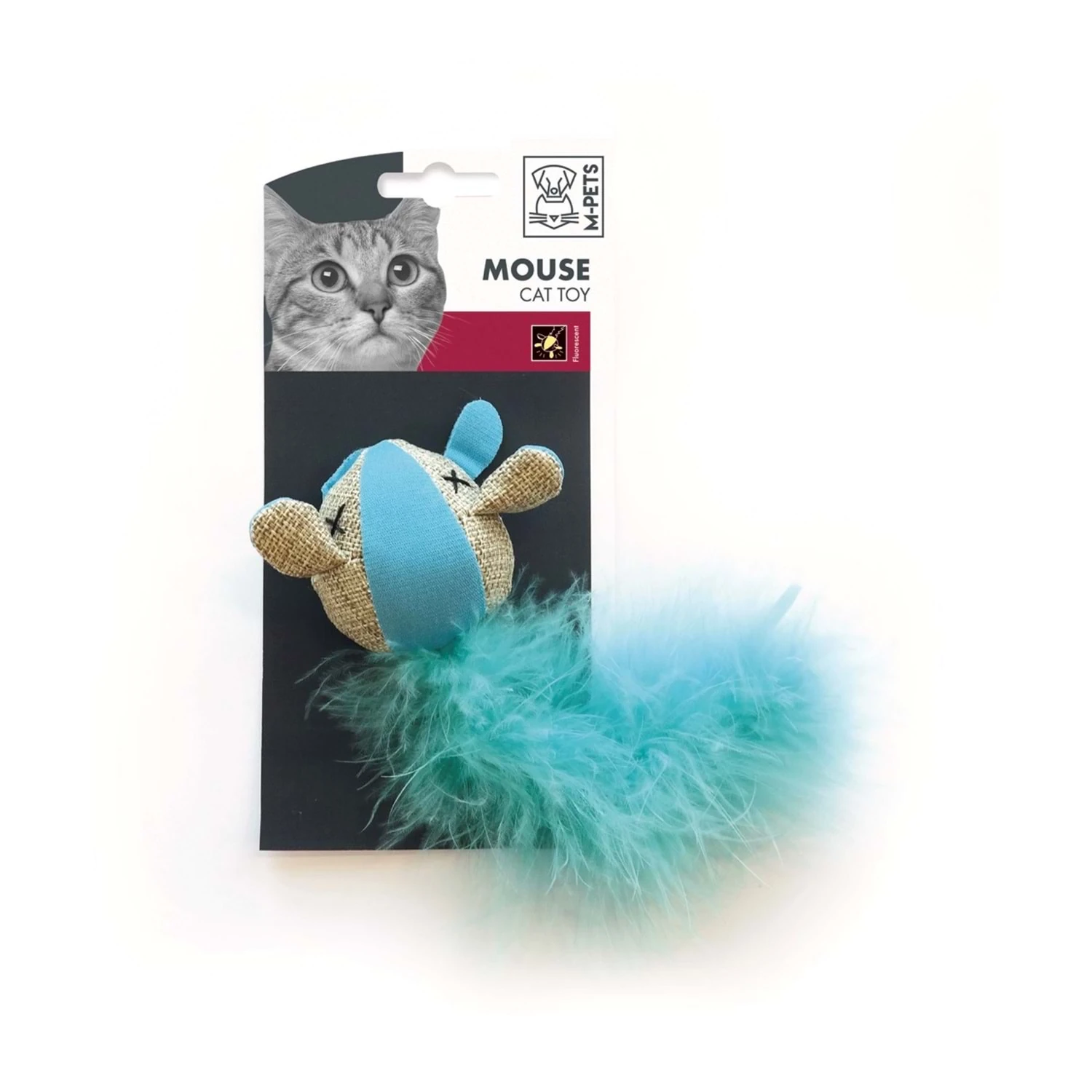 [20600699] M-Pets Tüylü Fare Kedi Oyuncağı Karışık