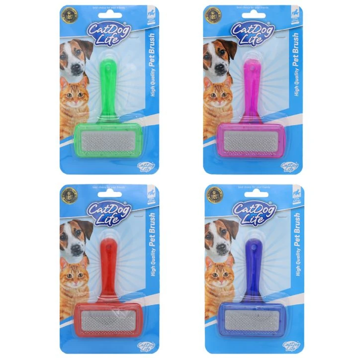 [201481] ​Catdoglife İnce Uçlu Kedi ve Köpek Tüy Tarama Fırçası