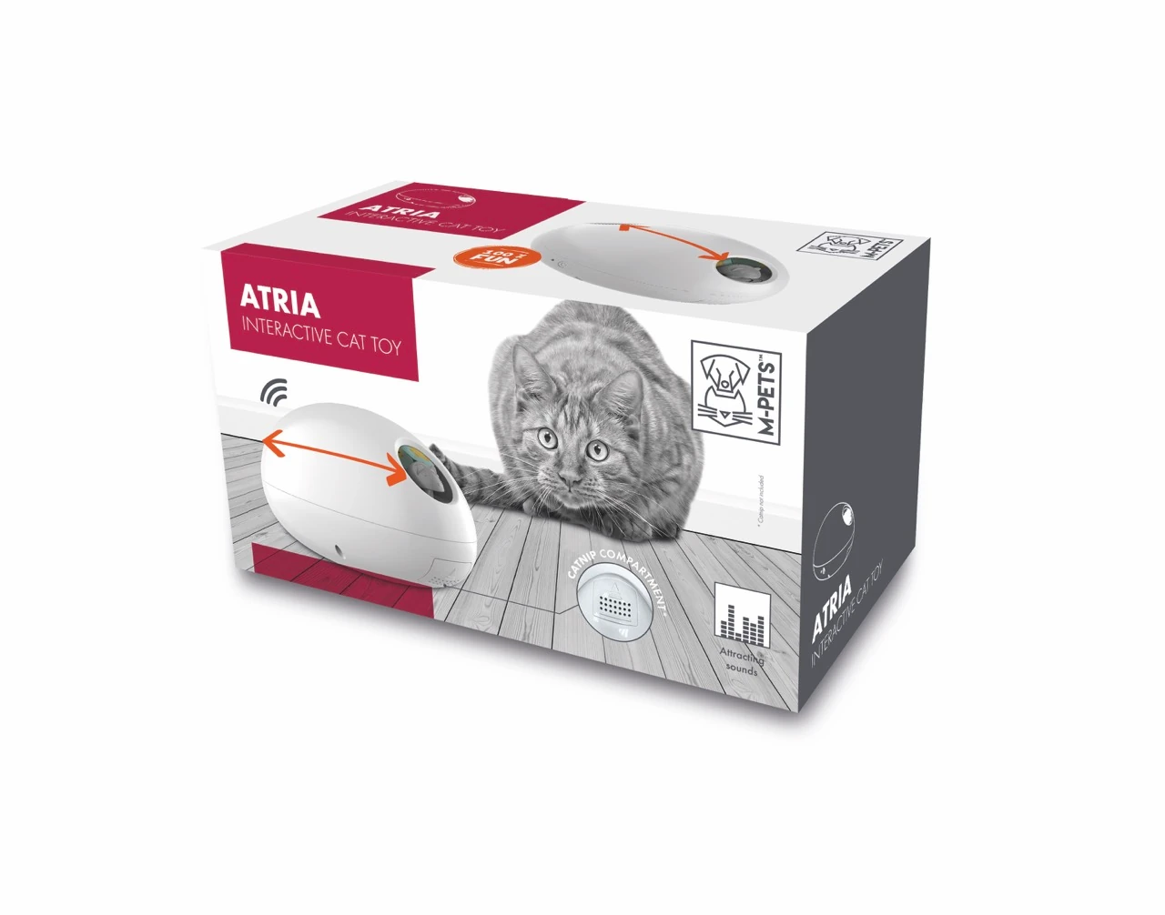 [20631399] M-Pets Atria İnteraktif Fare Kedi Oyuncağı