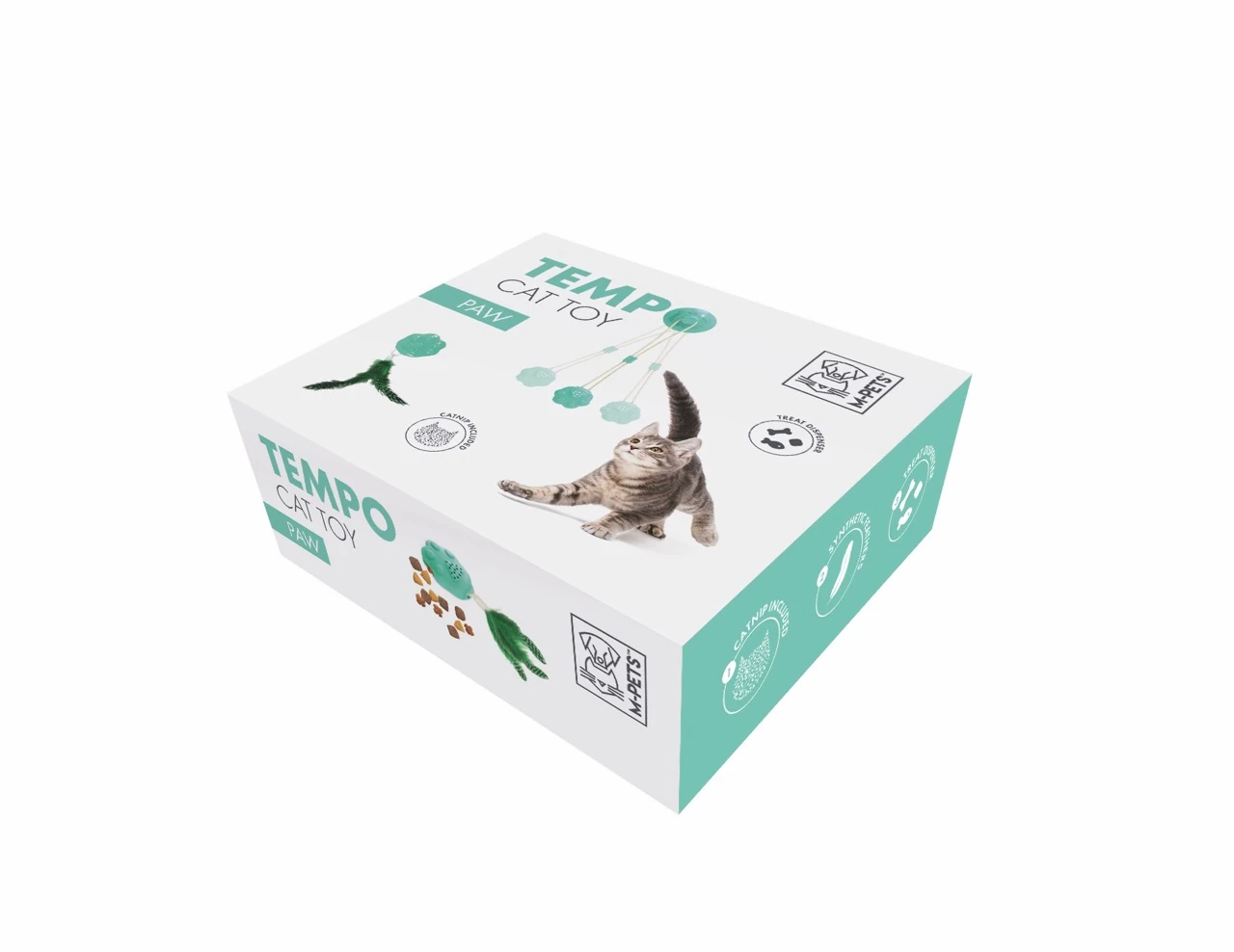 M-Pets Tampo Catnipli Ödül Hazneli Plastik Kedi Oyuncağı