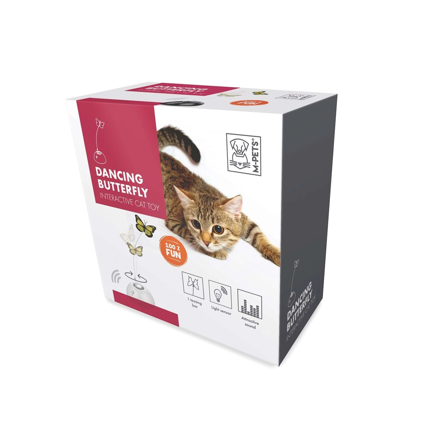 [20617001] M-Pets Kelebek İnteraktif Kedi Oyuncağı