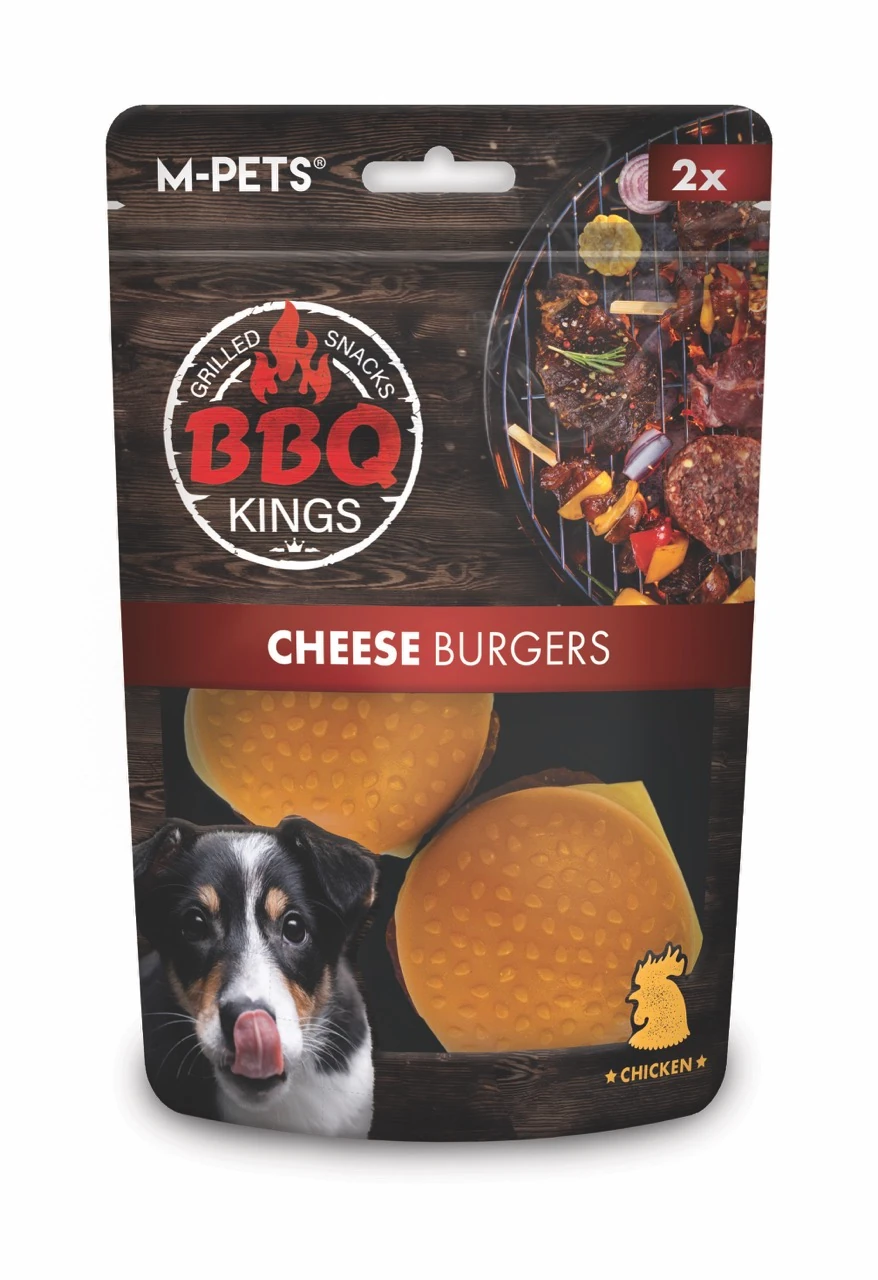 [19040799] M-Pets Bbq Kings Cheese Burger Tavuklu Köpek Ödül Maması (1 Adet)