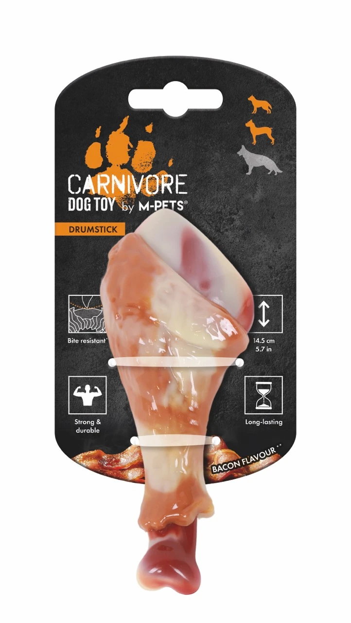 [10661899] M-Pets Carnivore But Şeklinde Pastırma Aromalı Kauçuk Köpek Oyuncağı
