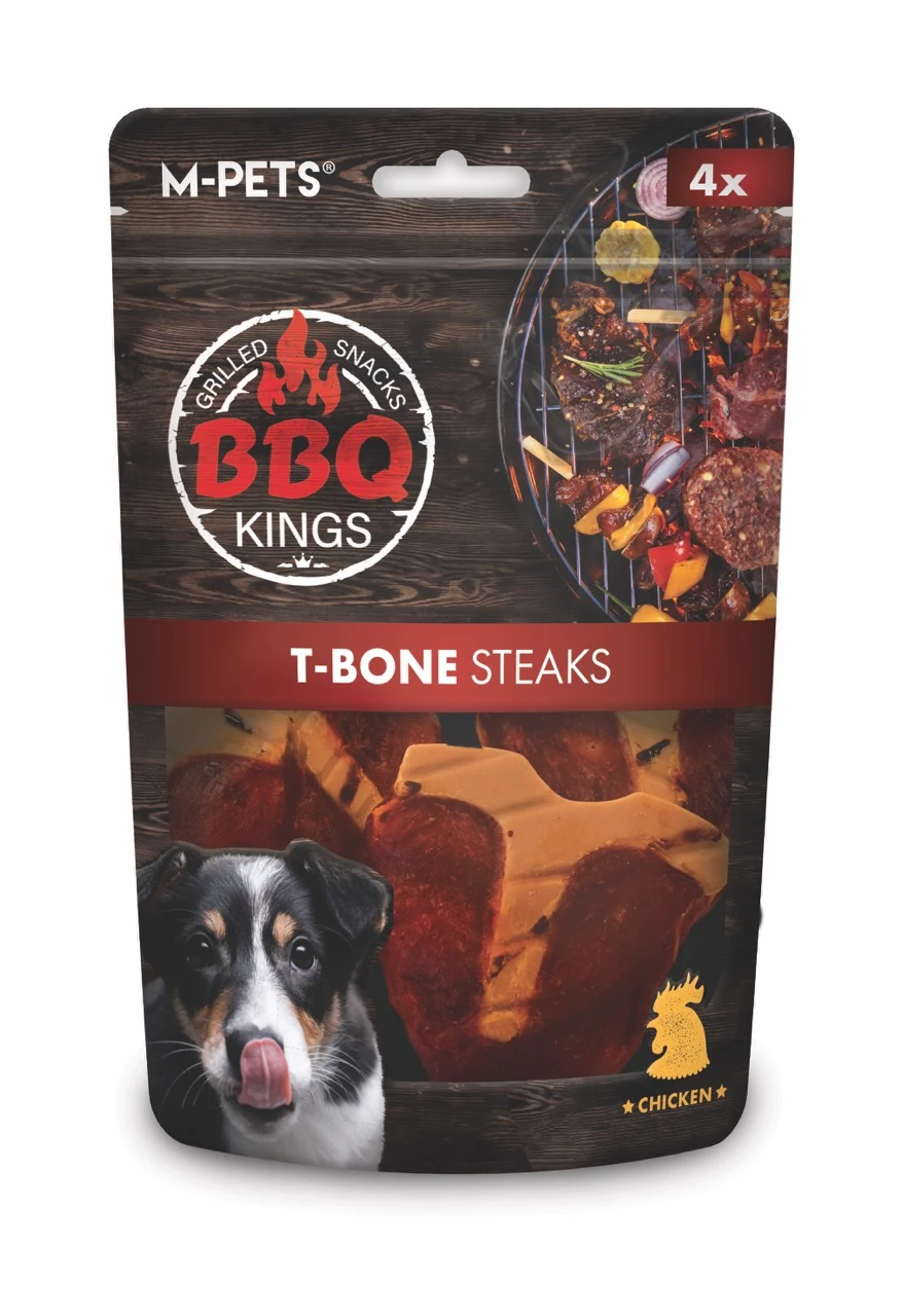[19040999] M-Pets Bbq Kings T-Bone Steak Tavuklu Köpek Ödül Maması (1 Adet)