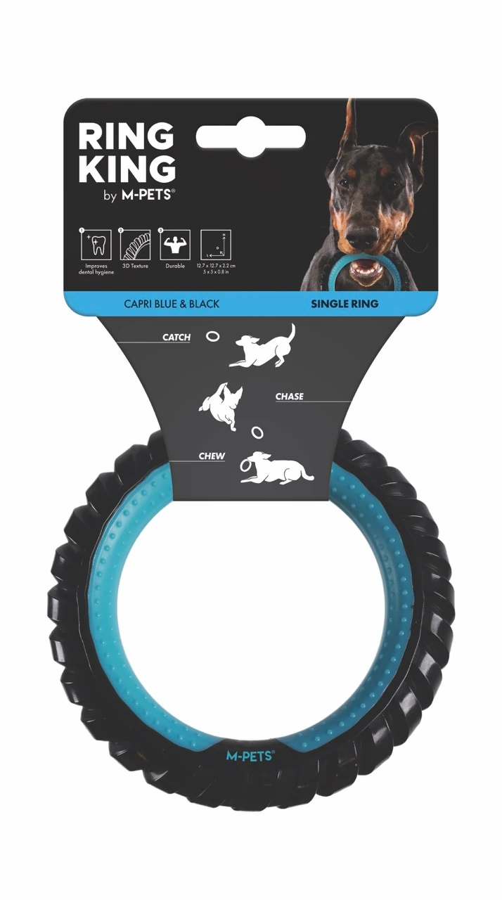 [10660499] M-Pets Single Ring King Köpek Oyuncağı