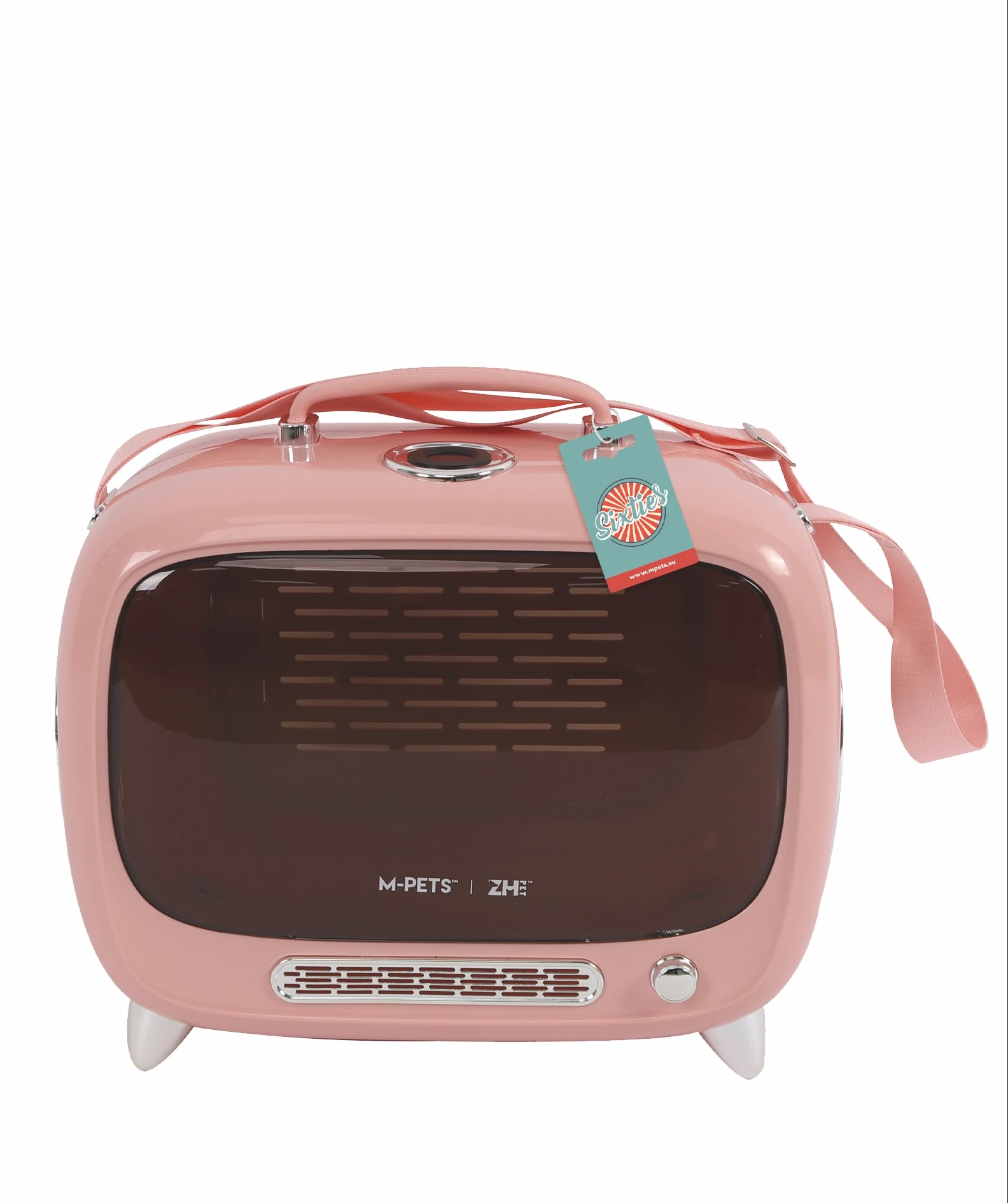 [20400899] M-Pets Sixties Tv Şeklinde Kedi ve Küçük Irk Köpek Taşıma Çantası