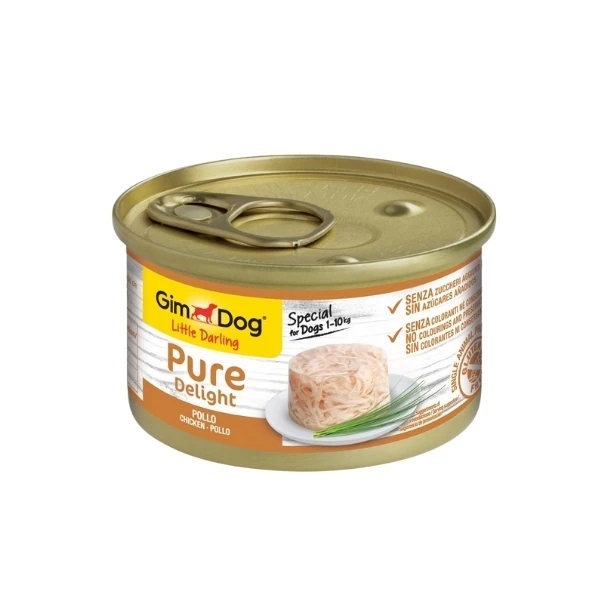 [4002064513072] Gimdog Pure Delight Tavuk Etli Yetişkin Konserve Köpek Maması (1 Adet)