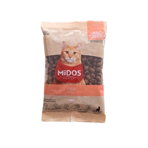 [8687686198829] Midos Balıklı ve Pirinçli Kısırlaştırılmış Yetişkin Kedi Maması