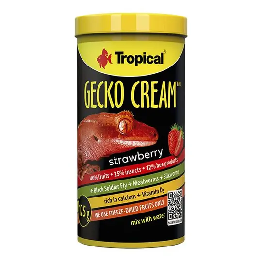 [11723] Tropical Gecko Cream Strawberry Çilekli Gecko Yemi