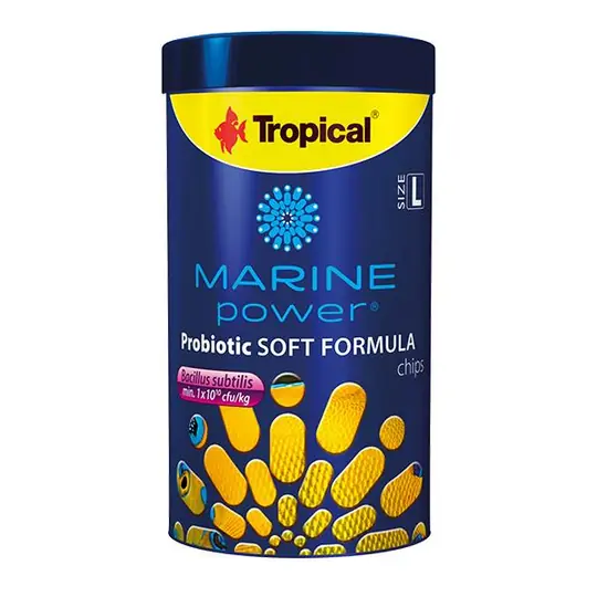 [61293] Tropical Marine Power Probiotic Soft Form Granül Tuzlu Su Balık Yemi (52 Gr, Large, 100 Ml)