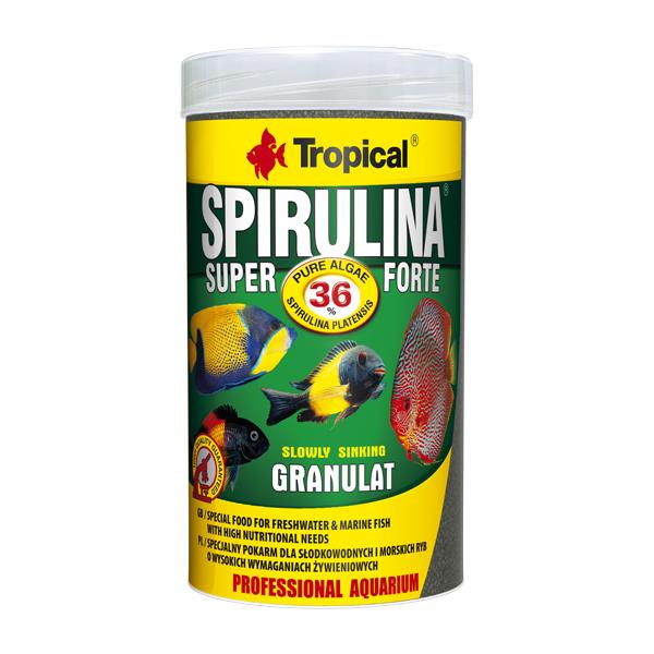 [60533] Tropical Super Spirulina Forte Granül Bitkisel Balık Yemi (60 Gr, 100 Ml)