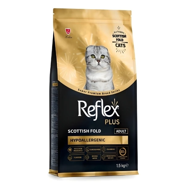 [RFX-508] Reflex Plus Scottish Fold Hypoallergenic Tavuklu Yetişkin Kedi Maması (1.5 Kg)