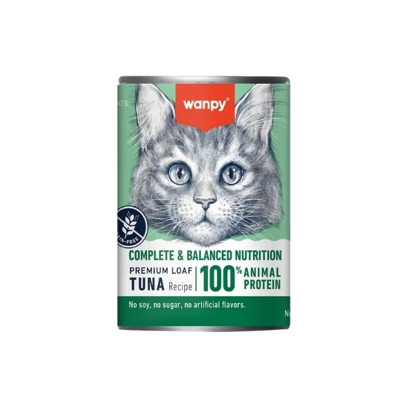 [PIWP-170] Wanpy Ton Balıklı Tahılsız Yetişkin Konserve Kedi Maması (1 Adet)