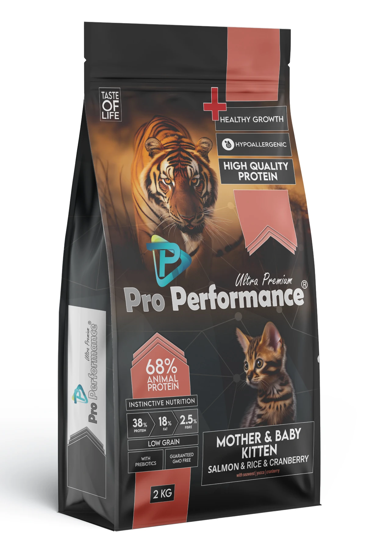 [PET.PPC5010] Pro Performance Mother&Baby Somonlu ve Pirinçli Anne ve Yavru Kedi Maması (2 Kg)