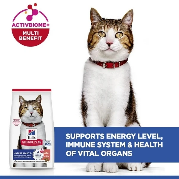 [610-609375] Hills Mature +7 Somonlu Yaşlı Kedi Maması