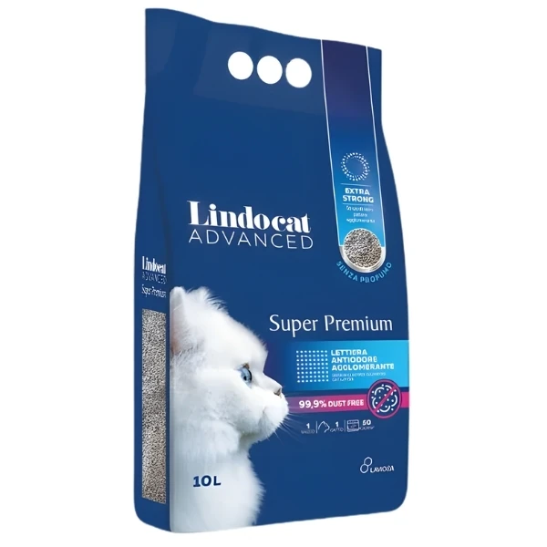 Lindocat Super Premium Bikarbonatlı Koku Önleyici Extra Güçlü Tozsuz Topaklanan Kedi Kumu
