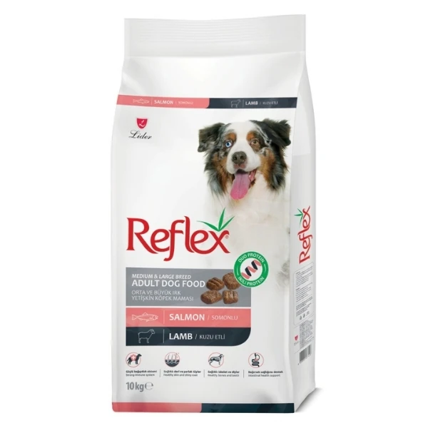 [RFL-119] Reflex Duo Orta ve Büyük Irk Somonlu ve Kuzu Etli Yetişkin Köpek Maması