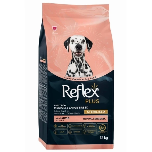 [RFX-219] Reflex Plus Kuzu Etli Orta ve Büyük Irk Kısırlaştırılmış Yetişkin Köpek Maması