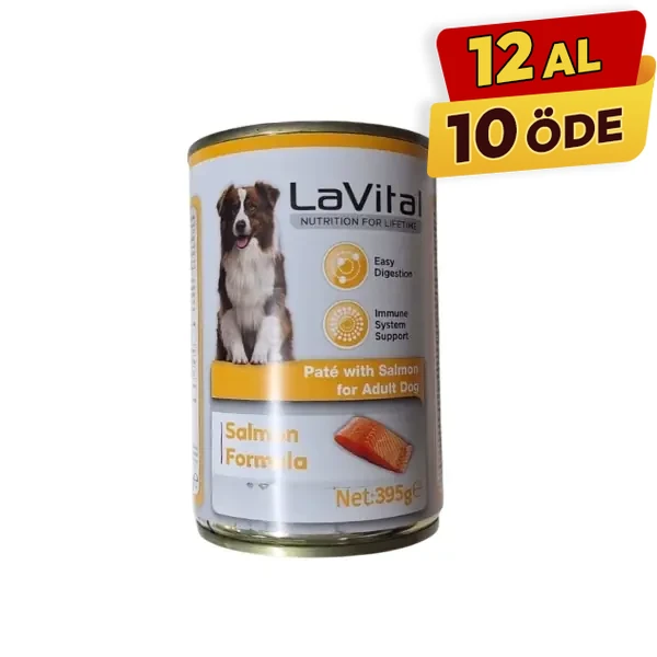 [807-000014] Lavital Adult Somonlu Yetişkin Konserve Köpek Maması (1 Adet)