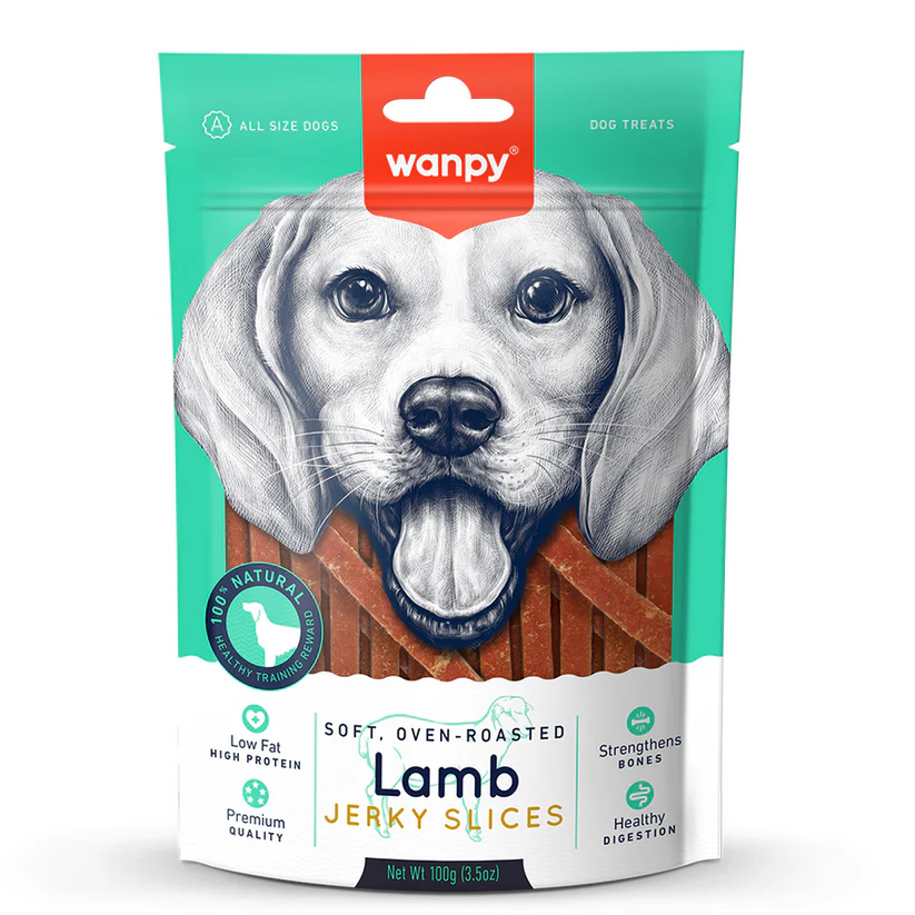 [PIWP-088] Wanpy Kuzu Eti Dilimleri Yumuşak Köpek Ödül Maması (1 Adet)