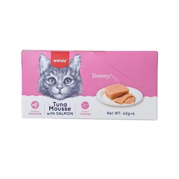 [PIWP-068] Wanpy Ton Balıklı ve Somonlu Alutray Yetişkin Konserve Kedi Maması (1 Adet)