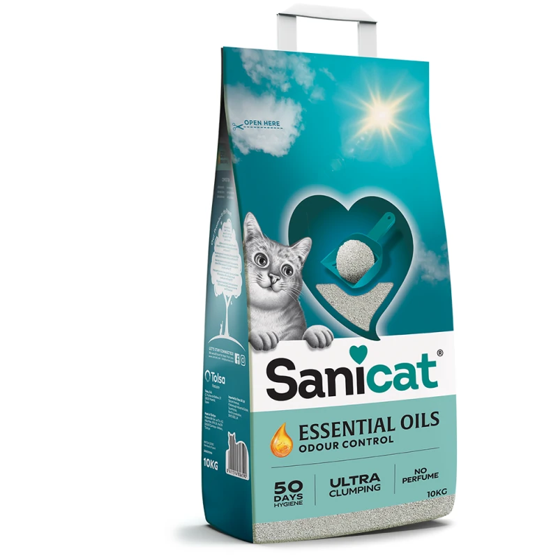 [512-201] Sanicat Essential Oils Kokusuz Kedi Kumu (1 Adet)