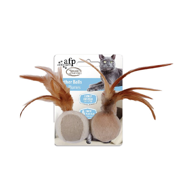 [680-2375] Afp Classic Comfort Tüylü Top Kedi Oyuncağı