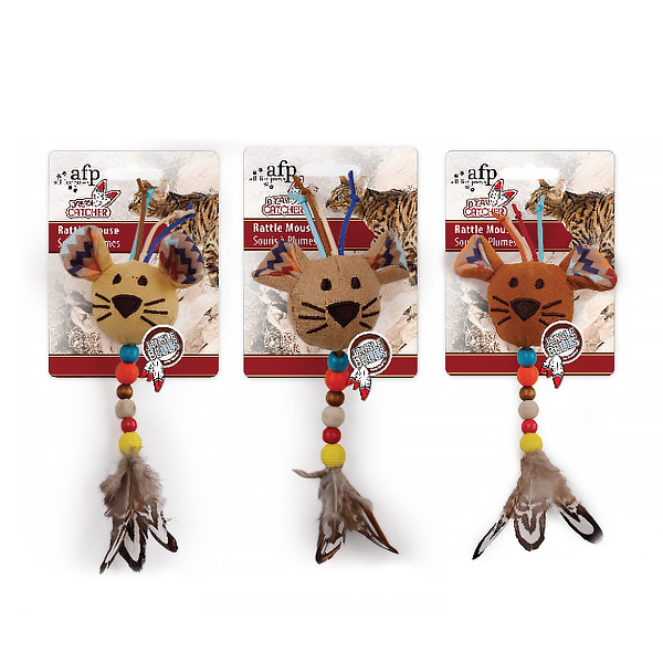 [680-2600] Afp Dream Catcher Tüylü Fare Kedi Oyuncağı