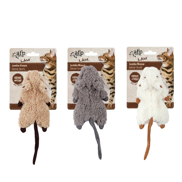 [680-2118] Afp Lambswool Kemirgen Peluş Kedi Oyuncağı
